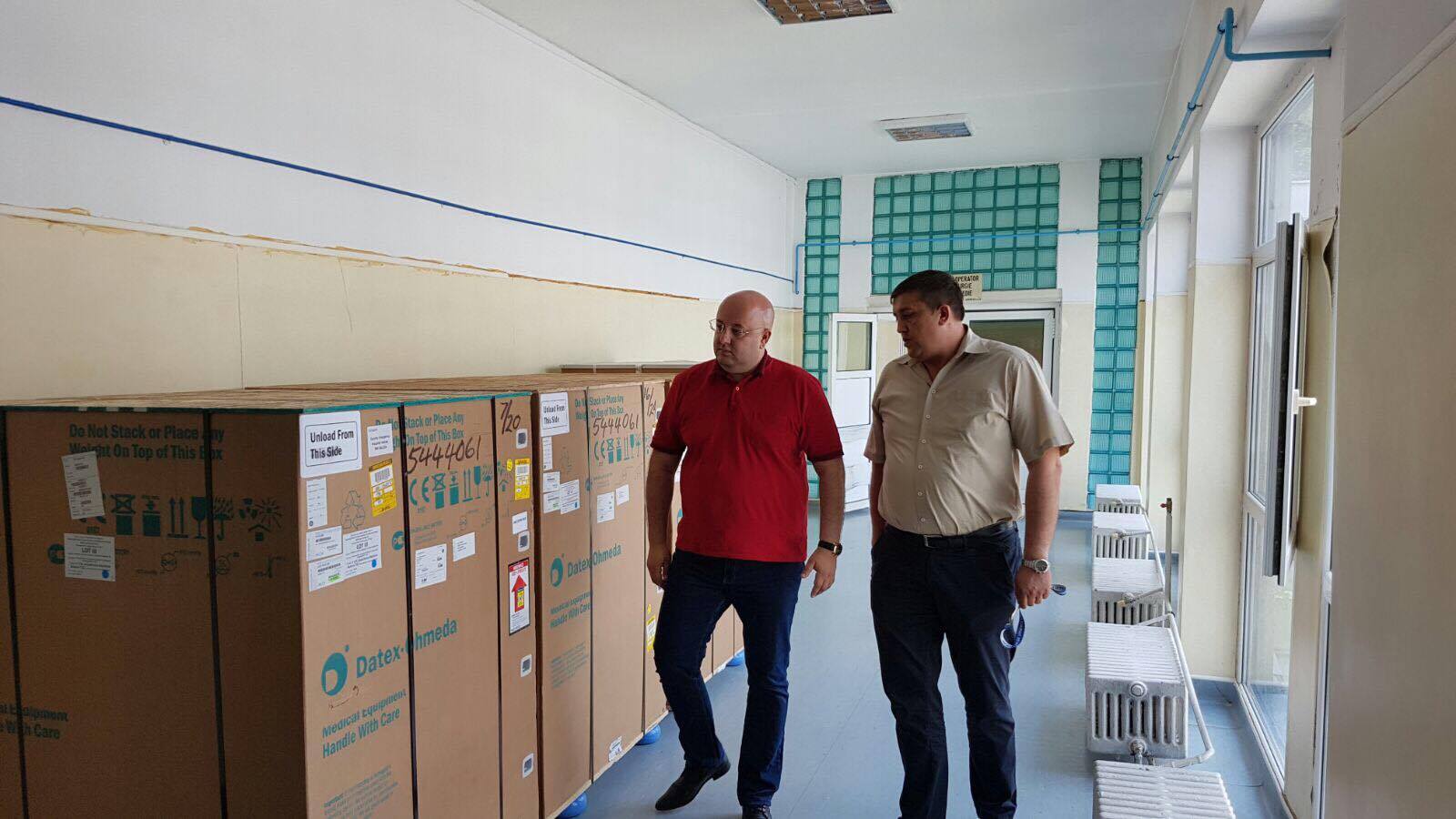 Dotări suplimentare la spitalul Mihăești, pentru lupta împotriva pandemiei