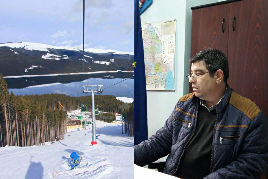 Primarul din Voineasa, Gabriel Năstăsescu, dă asigurări că pârtia de schi va funcţiona în această iarnă