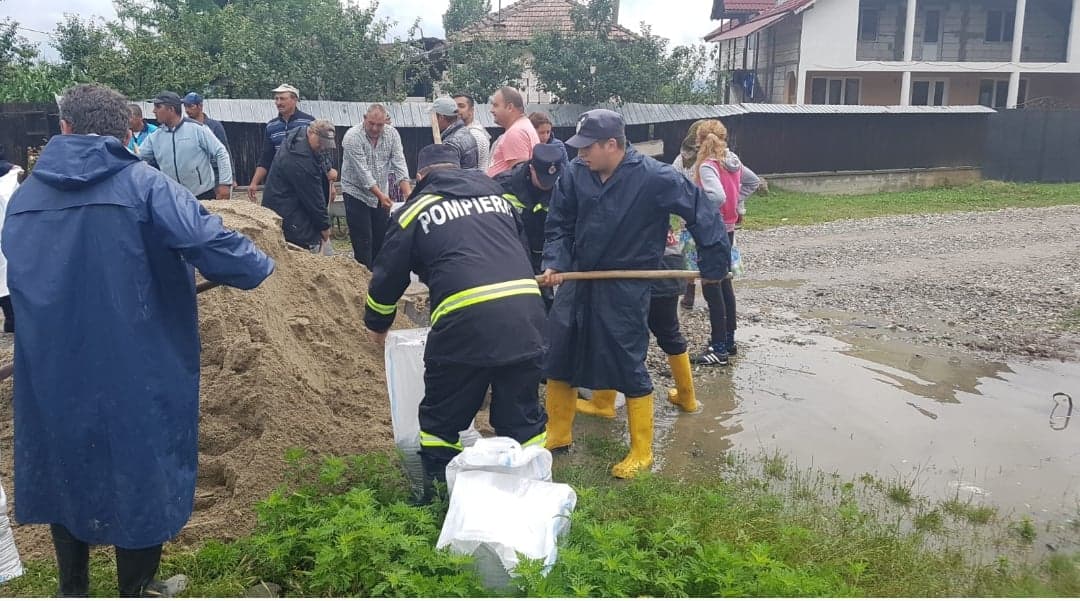 Ministrul Apelor și Pădurilor, prezent la Băbeni. Pârâul Stăncălău a facut, din nou, ravagii. Zeci de familii au fost evacuate
