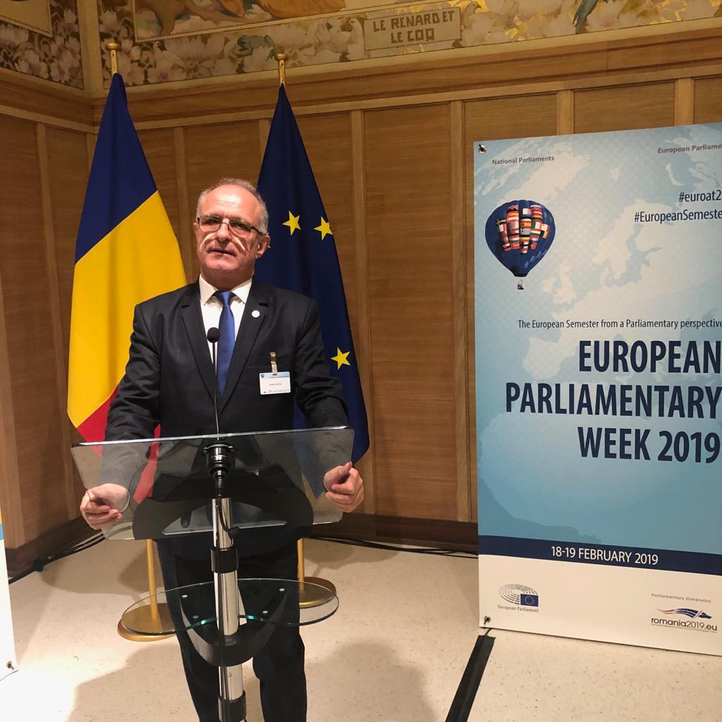 Vasile Cocoș, prezent la Bruxelles, la Conferința interparlamentară pentru stabilitate, coordonare și guvernanță economică în Uniunea Europeană