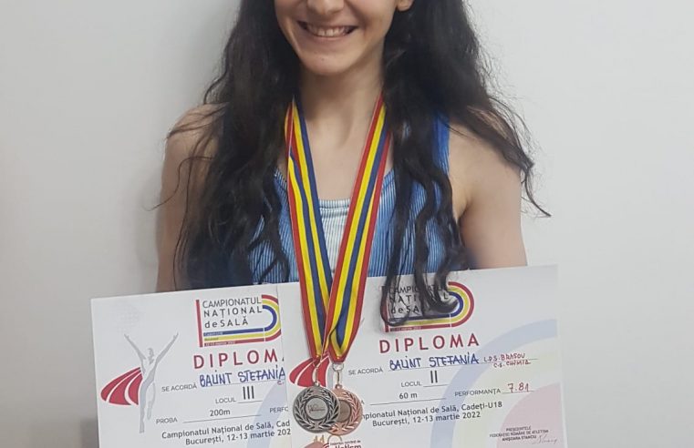 Două medalii pentru Ștefania Balint la Campionatul Național de juniori 2
