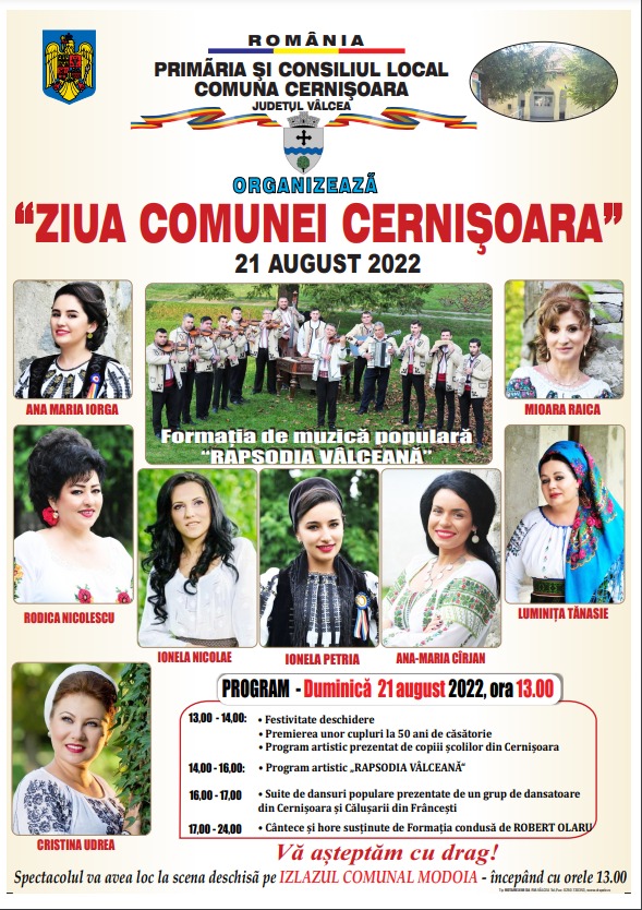Ziua comunei Cernişoara, la prima ediţie