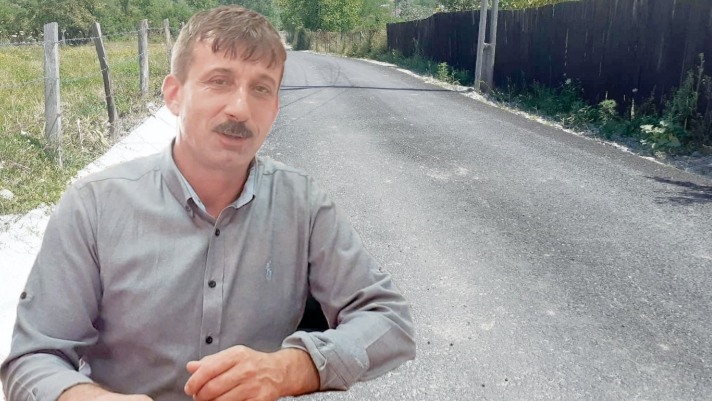 Primarul comunei Tomşani, Nicolae Andrei, a primit noi fonduri pentru asfaltări de drumuri