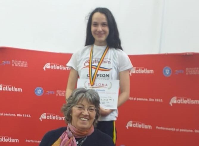 Atleta Ștefania Balint, dublă medaliată la Campionatul Național Under 18