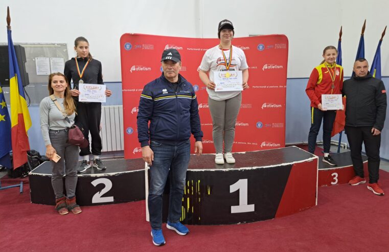 Micuțele atlete de la CS Chimia, rezultate meritorii la Campionatul Național de sală pentru copii