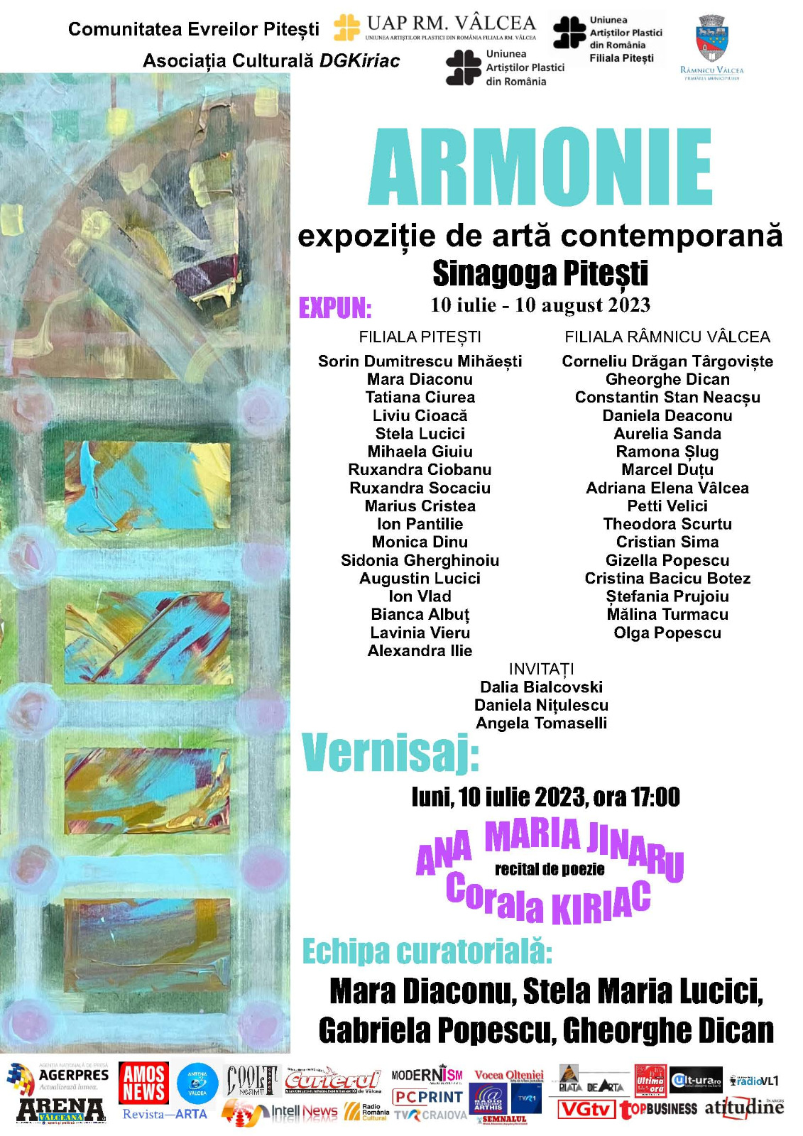 Expoziția de artă contemporană „ARMONIE”.10 iulie 2023