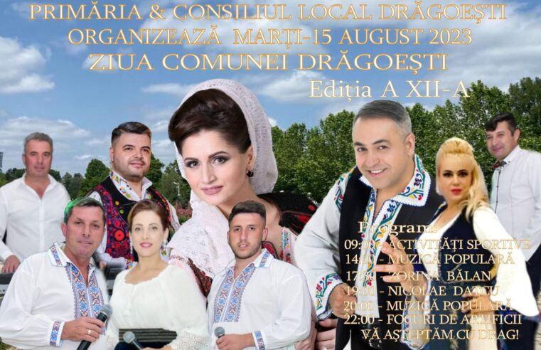 Comuna Drăgoești își sărbătorește ziua de Sfânta Maria Mare