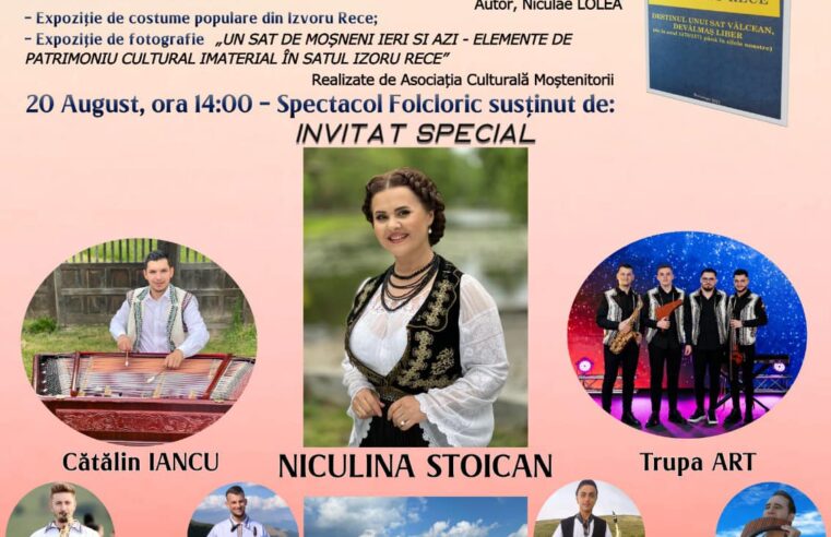 Primăria Vaideeni, împreună cu Consiliul Local Vaideeni și Asociația Culturală Moștenitorii, se angajează să aducă în prim-plan tradițiile și cultura locală prin organizarea Zilelor Satului Izvorul Rece