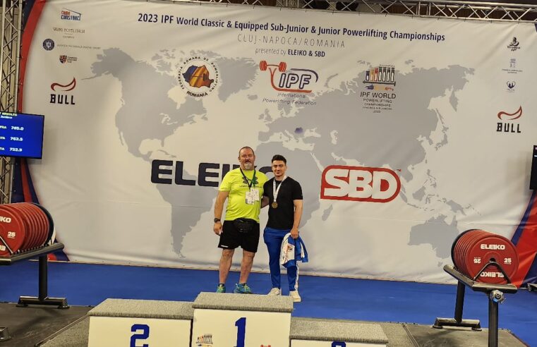 Performanță importantă pentru Andrei Petcu la Mondialul de powerlifting pentru juniori