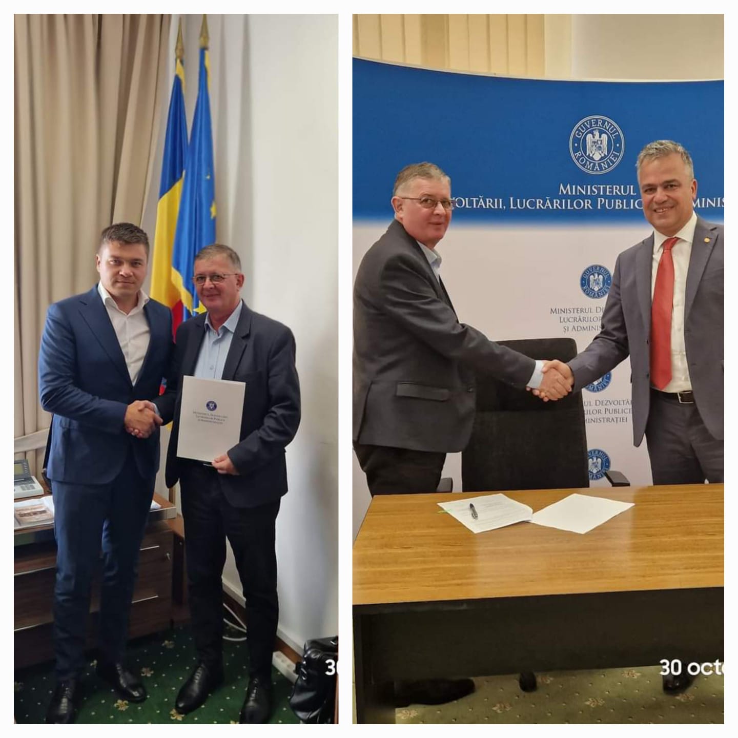 Primarul Gheorghe Dinculescu semnează contracte pentru proiecte majore de dezvoltare în comuna Malaia