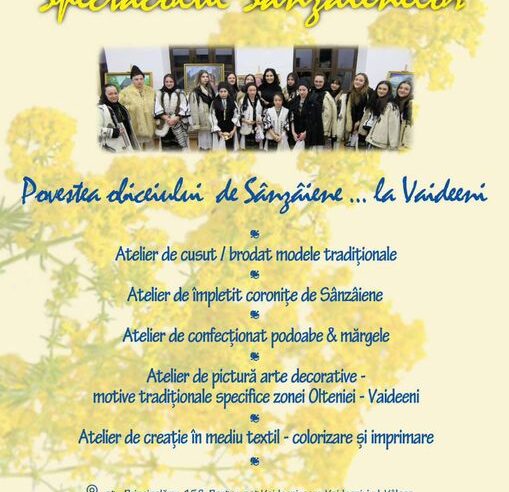 Proiectul „Educație prin Cultură” adună copiii din Vaideeni în ateliere de tradiții locale