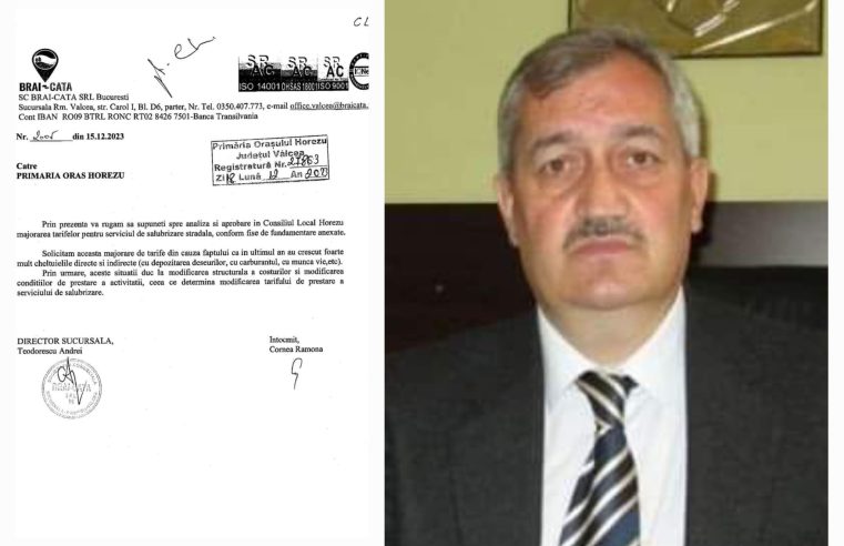 Nicolae Sărdărescu dezminte acuzațiile privind tarifele de salubrizare la Horezu: ‘Adevărul din spatele zvonurilor electorale