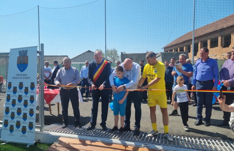 Noua bază sportivă din Băile Olănești a fost inaugurată într-o atmosferă festivă