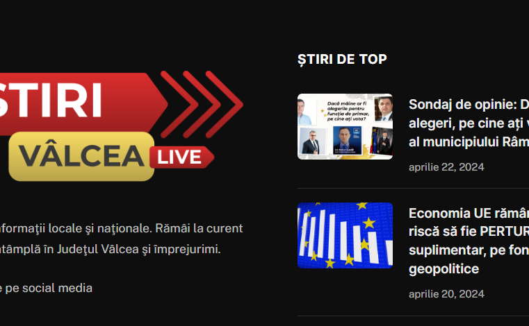 Încă un site de știri false din Vâlcea creat înainte de campania electorală