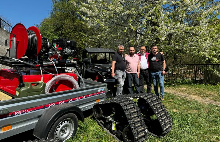 Noua achiziție a primăriei Vaideeni sprijină intervențiile de urgență