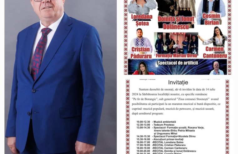 Comuna Stoenești sărbătorește tradiția sub genericul „Pe fir de borangic”