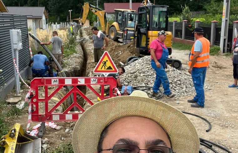 Primarul Gheorghe Gîngu: „Continuăm lucrările pentru introducerea gazelor naturale la Bujoreni”