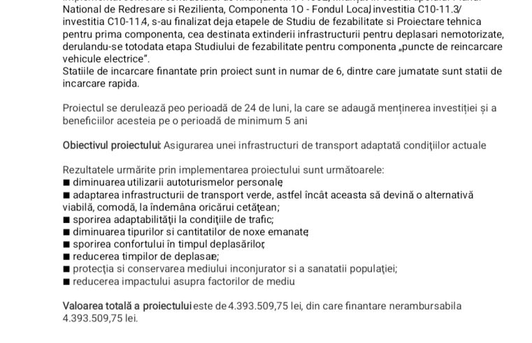 Brezoi – proiectul „Extindere Traseu Piste pentru Biciclete”