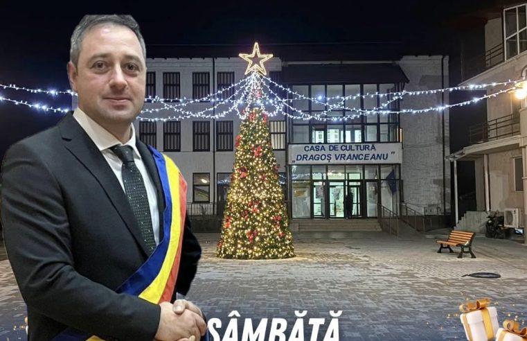 Primarul orașului Băbeni, Ștefan Bîzîc: ”Aprindem luminile bradului de Crăciun și bucurăm copiii!”