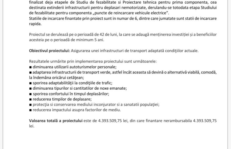 BREZOI – „Extindere Traseu Piste pentru Biciclete”