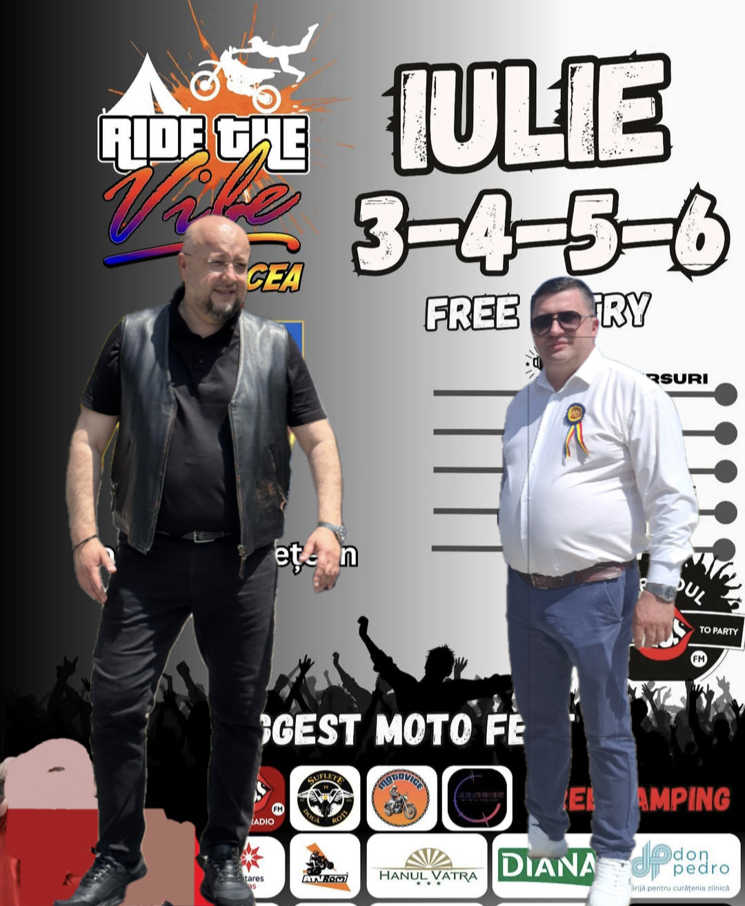Costești, capitala moto a verii 2025: RIDE THE VIBE aduce peste 7.000 de motocicliști din toată Europa