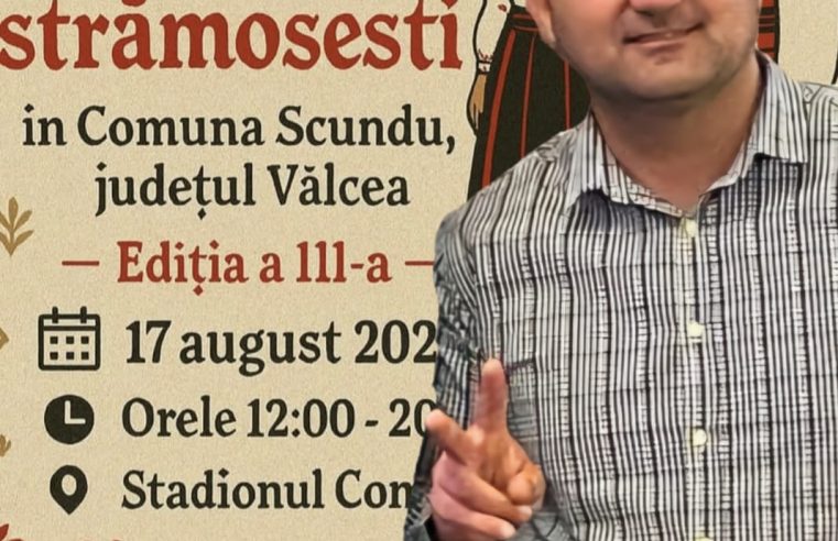 Primarul Mihai Blejan vă invită la Ziua Comunei Scundu, duminică, 17 august:  „Sunteți cu toții bineveniți la sărbătoarea noastră!”