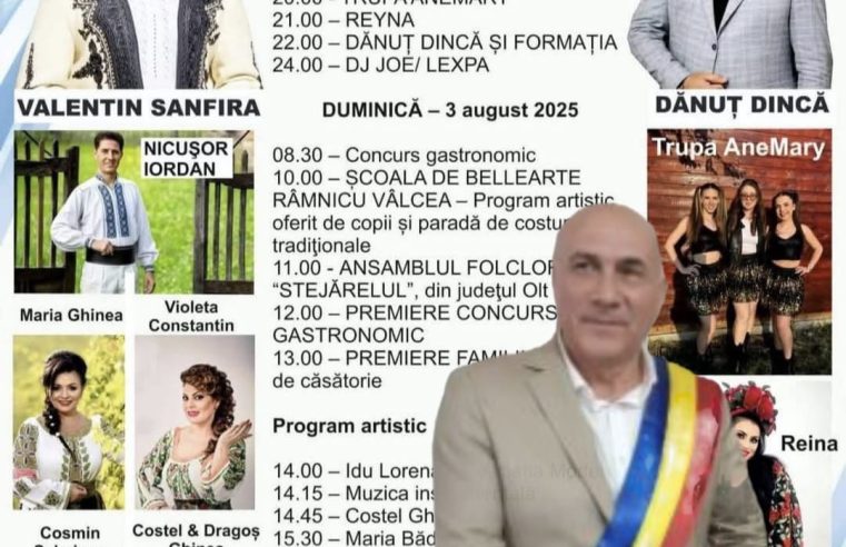 Primarul Ionel Vlădulescu vă invită la un weekend cu gust, muzică și voie bună, la Festivalul Peștelui, ediția a IV-a