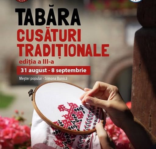 Tineri din toată țara sunt invitați la Mănăstirea Sărăcinești să descopere cusătura ca alfabet al memoriei și al respectului pentru strămoși