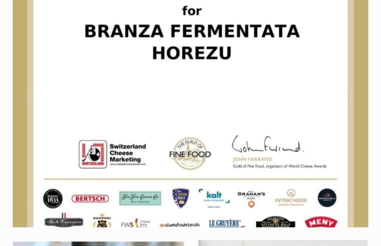 Brânza de Horezu urcă România pe podiumul mondial. Un nou aur pentru Vâlcea la Berna